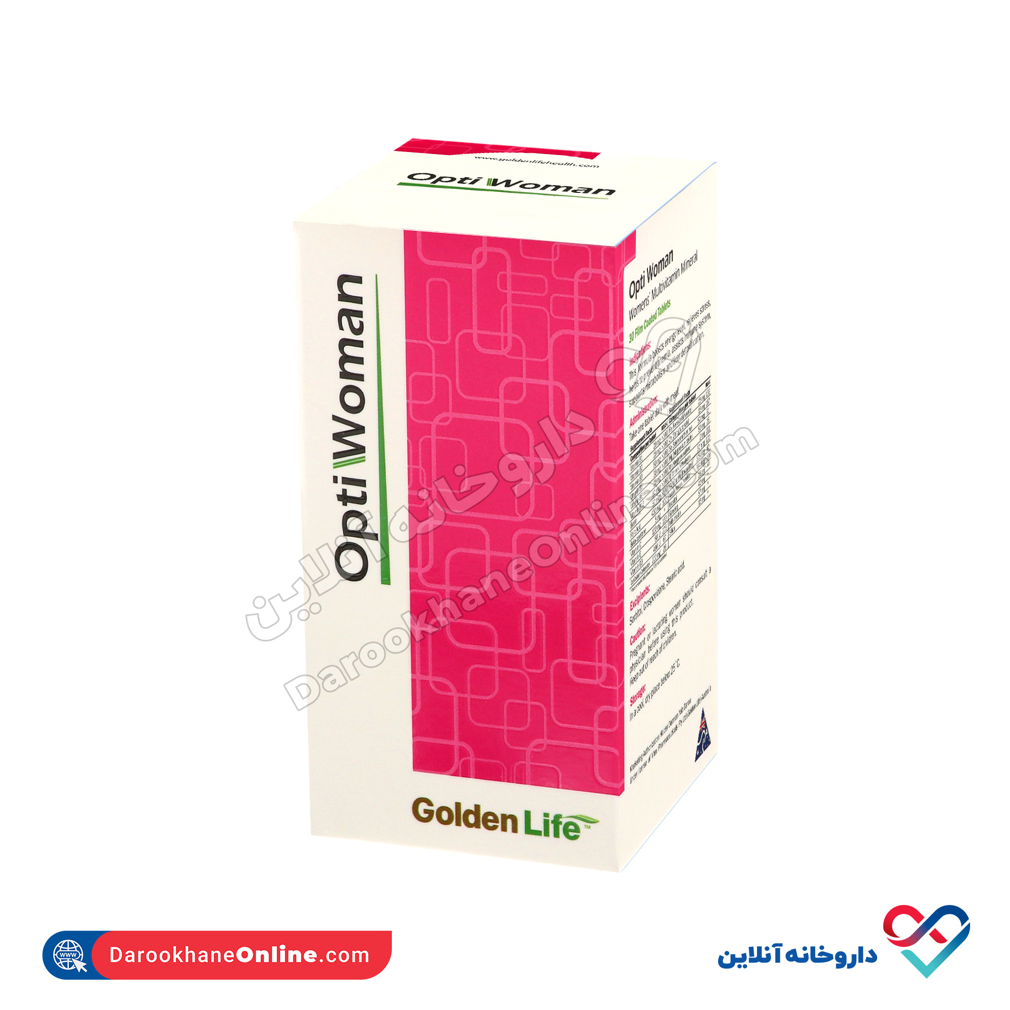 تصویر قرص اپتی وومن گلدن لایف